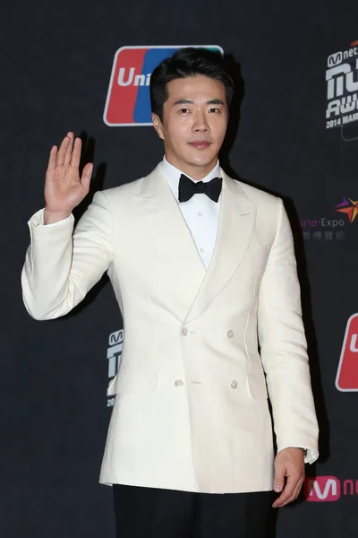 Actor Surcoreano Kwon Sang Woo Ondea Alfombra Roja Cuando Llega — Foto de Stock
