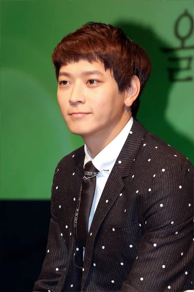 South Korean Actor Kang Dong Won Attends Press Conference His — Stock Photo, Image