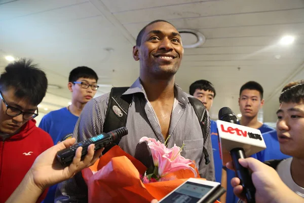 Jugador Baloncesto Estadounidense Metta World Peace Ron Artest Que Está — Foto de Stock