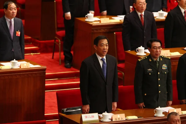 File Xilai Центре Секретарь Муниципального Комитета Чунцин Коммунистической Партии Китая — стоковое фото