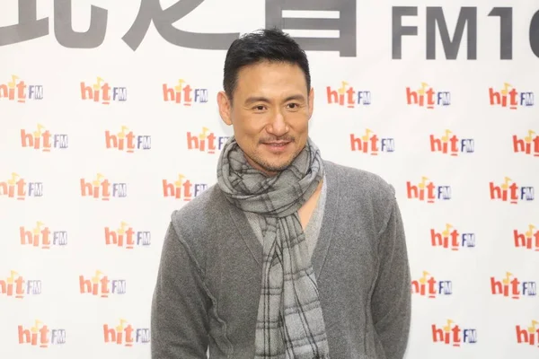 Cantante Hong Kong Jacky Cheung Posa Evento Promocional Para Nuevo — Foto de Stock