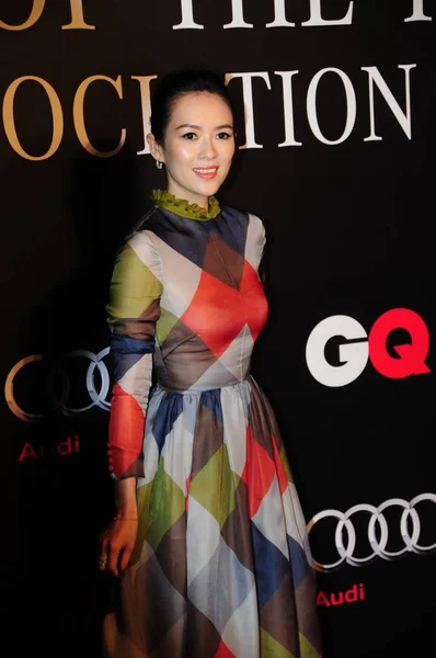 Actrice Chinoise Zhang Ziyi Pose Sur Tapis Rouge Cérémonie Remise — Photo