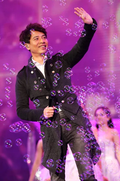 Cantante Actor Hong Kong Hacken Lee Realiza Durante Una Gala — Foto de Stock