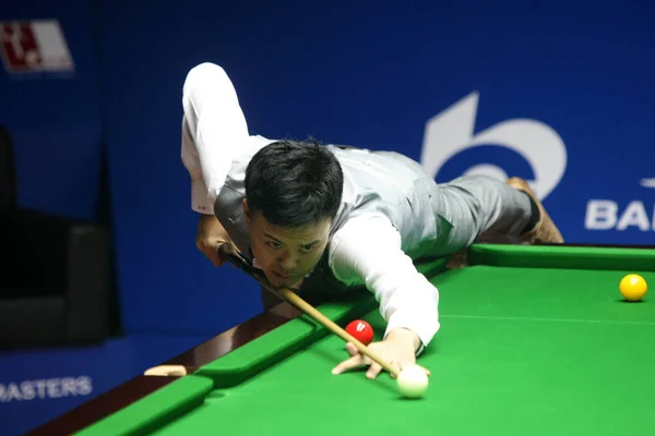 Marco Hong Kong Joga Tiro Contra Zhao Xintong China Durante — Fotografia de Stock