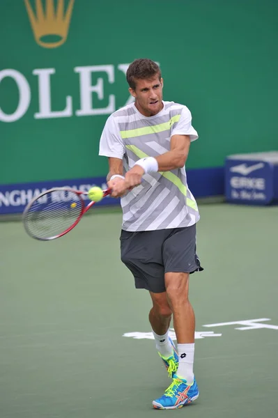 Martin Klizan Van Slowakije Geeft Als Resultaat Een Schot David — Stockfoto