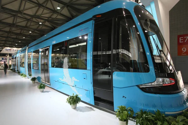 Spårvagn Från Changchun Railway Vehicles Ses Rail Metro China 2013 — Stockfoto