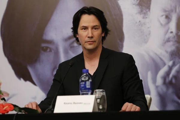 Canadian Actor Director Keanu Reeves Attends Press Conference His New — Stock Photo, Image