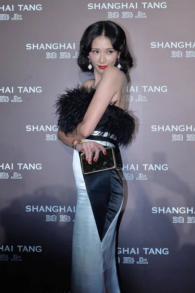 Taiwanese Model Actrice Lin Chi Ling Met Zich Meebrengt Als — Stockfoto