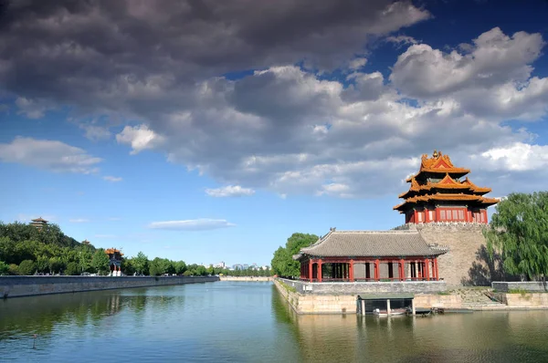 Uitzicht Een Hoektoren Het Paleis Museum Ook Bekend Als Verboden — Stockfoto