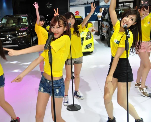 Medlemmar Idol Grupp Snh48 Sjunde Syster Grupp Japansk Pop Tjej — Stockfoto
