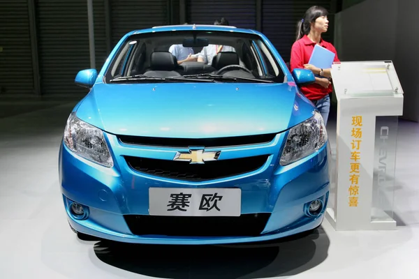 Αρχείο Ένα Chevrolet Πλέουν Από Shanghai Μια Κοινοπραξία Μεταξύ Της — Φωτογραφία Αρχείου