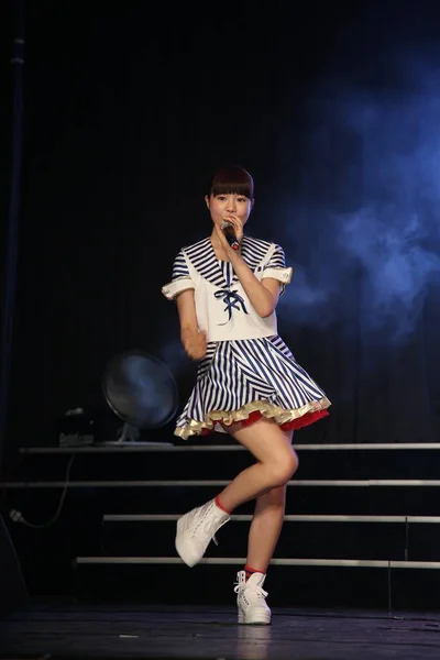 Kaptan Chihiro Anai Japon Idol Grubu Hkt48 Bir Fan Toplantı — Stok fotoğraf