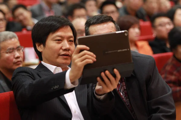 Lei Jun Chairman Ceo Xiaomi Technology Chairman Kingsoft Corp Takes — Stock Photo, Image