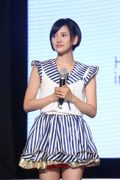 Haruka Kodama Japon Idol Grup Hkt48 Pozlar Hayran Toplantı Ağustos — Stok fotoğraf