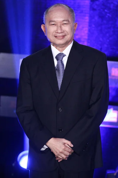Diretor Hong Kong John Woo Posa Uma Palestra Para Projeto — Fotografia de Stock