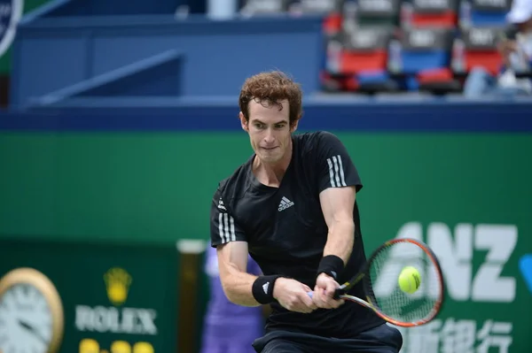 Andy Murray Gran Bretaña Devuelve Una Oportunidad David Ferrer España — Foto de Stock