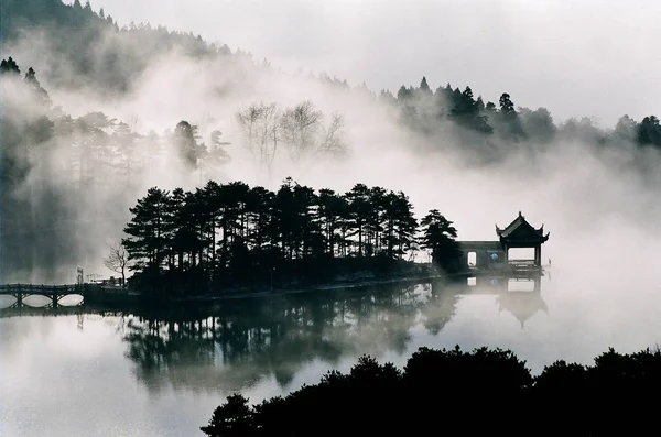 Táj Lushan Hegy Vagy Mount Lushan Nemzeti Park Jiujiang Város — Stock Fotó