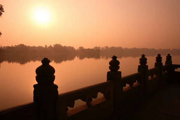 Uitzicht Het Kunming Meer Het Zomerpaleis Peking September 2006 — Stockfoto