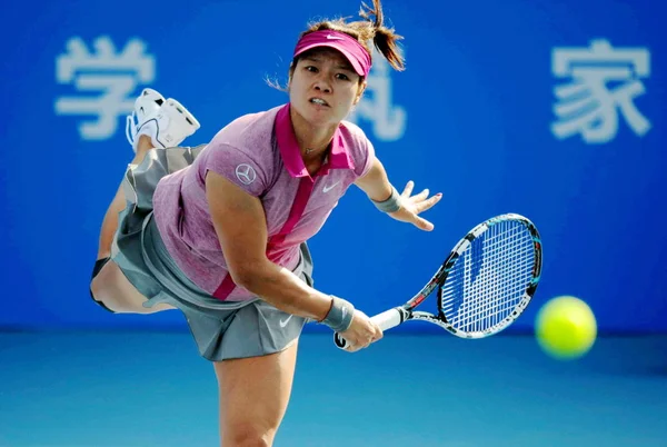 File China Serve Contra Nadiya Kichenok Ucrânia Seus Singles Femininos — Fotografia de Stock