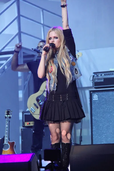 Canadian Singer Avril Lavigne Performs Her Concert Guangzhou Southeast Chinas — Stock Photo, Image