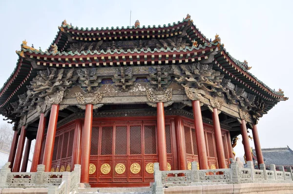 Visa Ett Palats Mukden Palace Även Känd Som Den Shenyang — Stockfoto