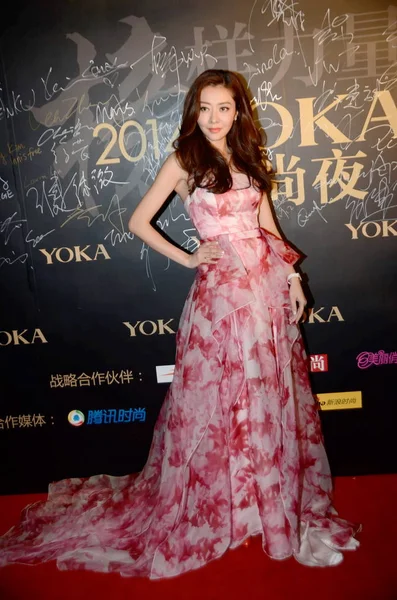 카펫에서 그녀가 2014 시상식 상하이 중국에 2014 — 스톡 사진