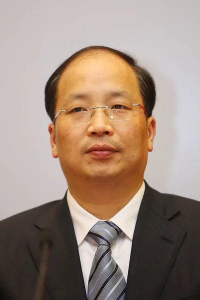 File Huiman Então Vice Presidente Banco Industrial Comercial China Icbc — Fotografia de Stock