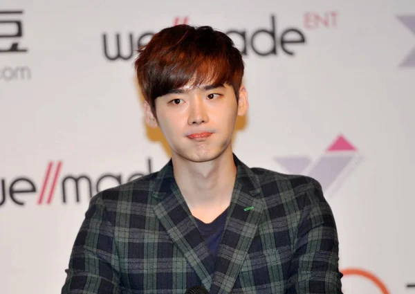 Aktor Korea Selatan Lee Jong Suk Menghadiri Jumpa Penggemar Beijing — Stok Foto