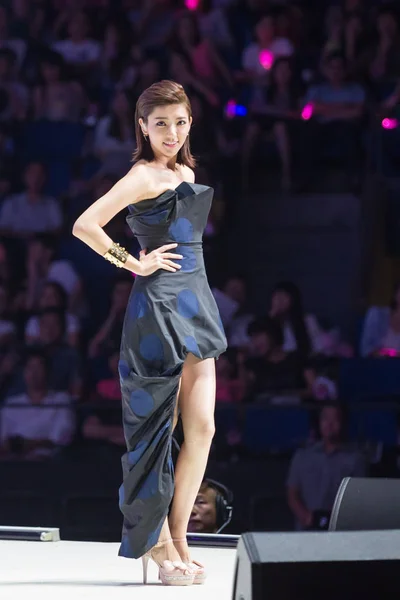 台湾歌手郭普夫在2014年8月23日于中国上海举行的 达芙妮极致现场 派对上摆姿势 — 图库照片