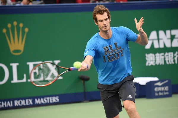 Britse Tennis Sterren Andy Murray Neemt Deel Aan Een Training — Stockfoto