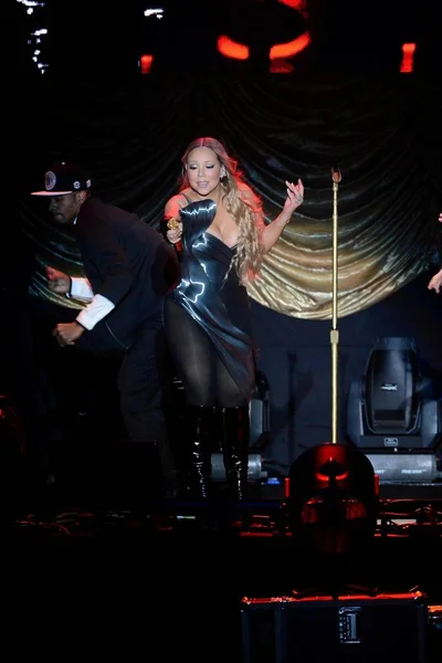 Cantora Americana Mariah Carey Apresenta Seu Concerto Taipei Taiwan Outubro — Fotografia de Stock