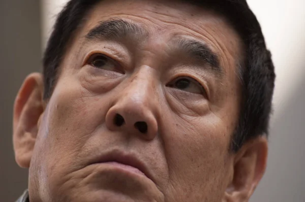 Японский Актёр Кен Такакура Время Своего Визита Пекинскую Киноакадемию Пекине — стоковое фото