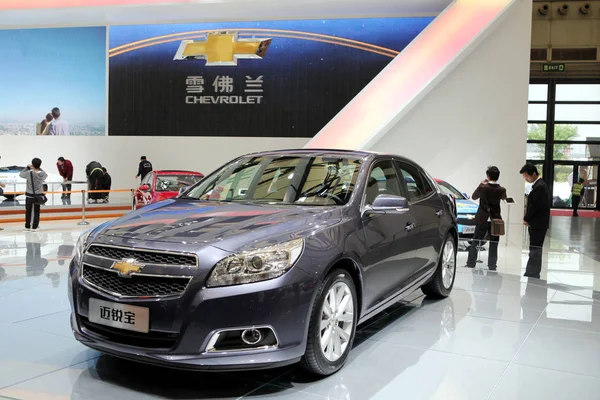 Chevrolet Malibu General Motors Visto Exposição 14Th Shanghai International Automobile — Fotografia de Stock
