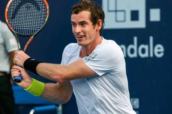 Andy Murray Escocia Prepara Para Devolver Una Oportunidad Juan Mónaco —  Fotos de Stock