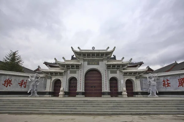 View Pushou Temple Mount Wutai Resort Wutai County Xinzhou City — Stock Photo, Image