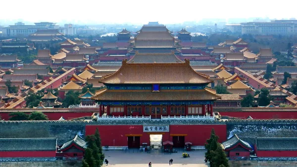 中国北京紫禁城景观 2013年2月19日 — 图库照片