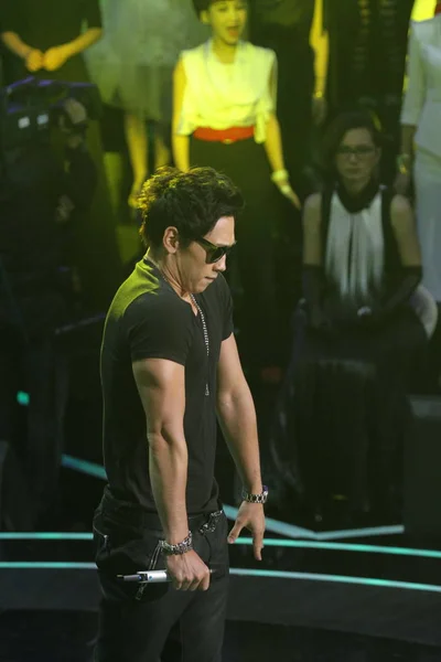 Südkoreanischer Sänger Und Schauspieler Regen Tritt Während Des Finales Der — Stockfoto