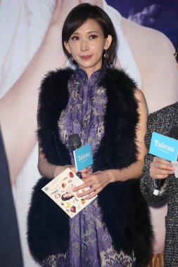 Taiwanese model and actress Lin Chi-ling poses at a press conference by Taiwans Tourism Bureau as the goodwill ambassador in Taipei, Taiwan, 23 December 2013. clipart