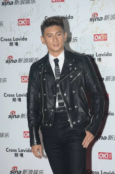 Taiwanese Acteur Nicky Houdingen Rode Loper Voor Een Beroemdheid Evenement — Stockfoto