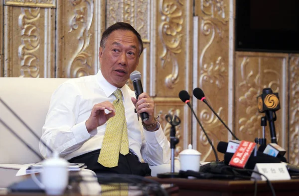 Terry Gou Presidente Hon Hai Precision Industry Ltd Foxconn Technology — Foto de Stock