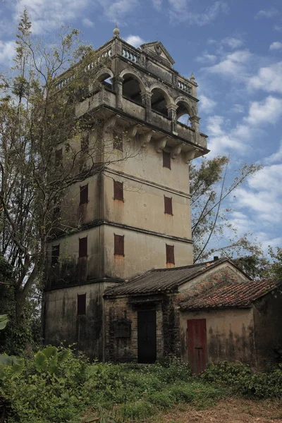 Погляд Кайпінг Діу Вежа Селі Kaiping Цзянмень Міста Південна Chinas — стокове фото