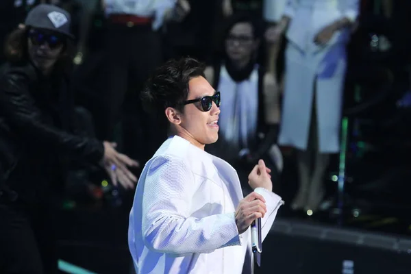 South Korean Singer Actor Rain Performs Final Chinese Reality Singing — Stock Photo, Image