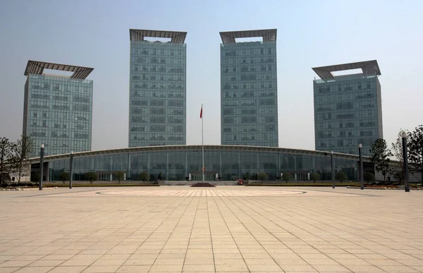 Vista Los Edificios Oficinas Gubernamentales Del Condado Changxing Ciudad Huzhou —  Fotos de Stock