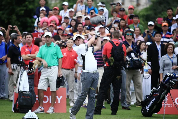 Rory Mcilroy Severního Irska Uprostřed Hraje Snímek Marseille City Provincii — Stock fotografie