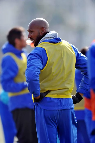 French Football Star Nicolas Anelka Shanghai Shenhua Football Club Pictured — Stock Photo, Image