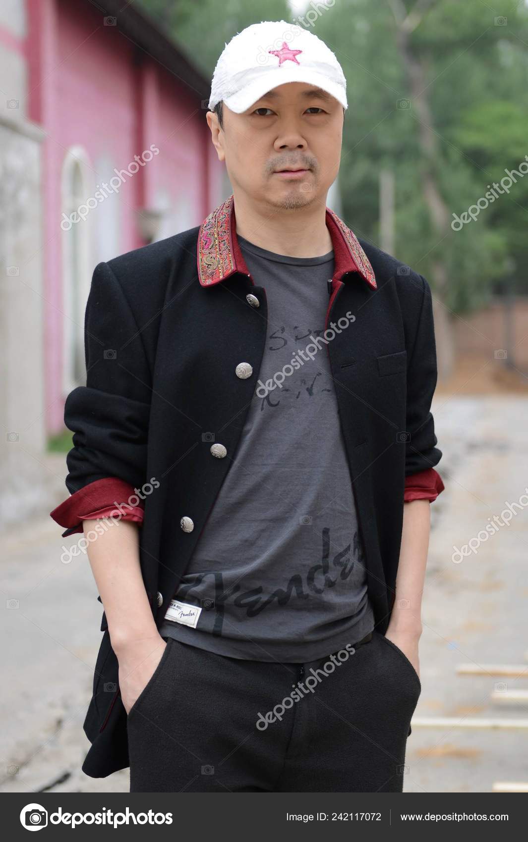 File Chinese Rocker Cui Jian Pictured Beijing China May 2013 — Stock ...