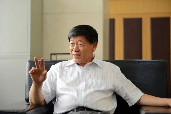 Zhang Shiping Chairman China Hongqiao Group Chairman Shandong Weiqiao Pioneering — Stok fotoğraf