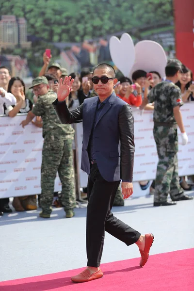 Гонконгский Актёр Тони Люн Цзю Вай Прибывший Церемонию Открытия Метрополиса — стоковое фото