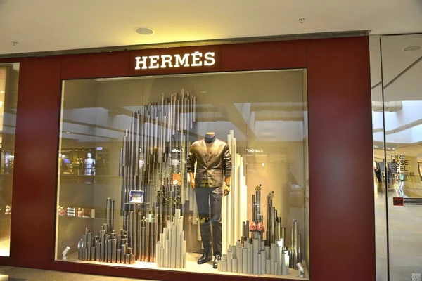 Бутик Hermes Фото Торговом Центре Гонконге Китай Декабря 2012 — стоковое фото