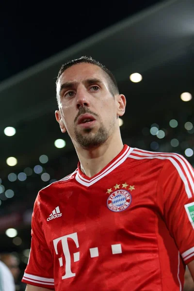 Franck Ribery Germanys Bayern Munique Retratado Durante Final Copa Mundo — Fotografia de Stock